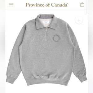 Province of Canada Half Zip Sweatshirt